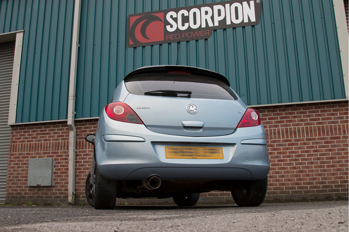 Scorpion Resonerend Cat Back systeem Opel Corsa D 1.0 04
