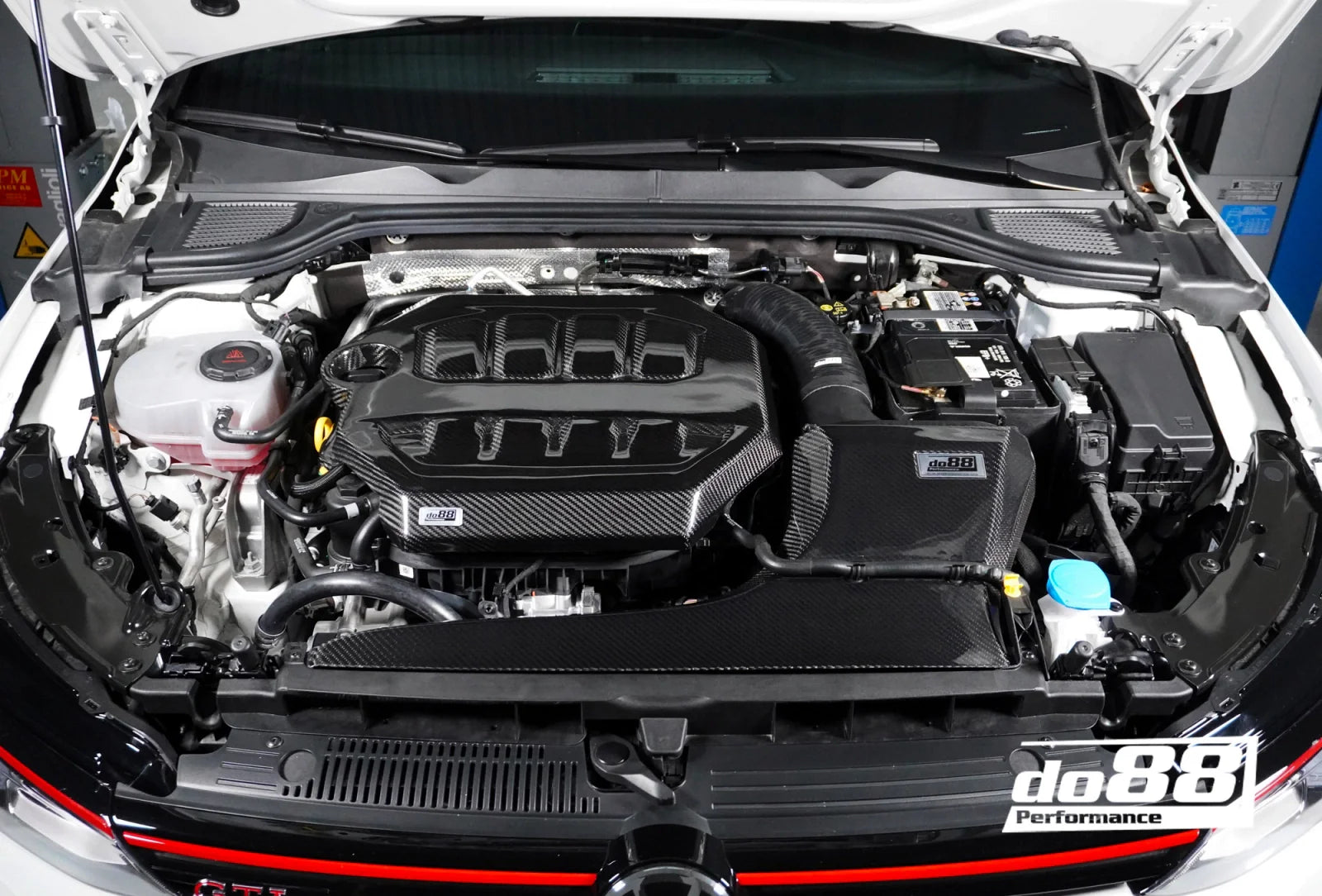 do88 carbon engine cover vw golf mk8 gti r 6