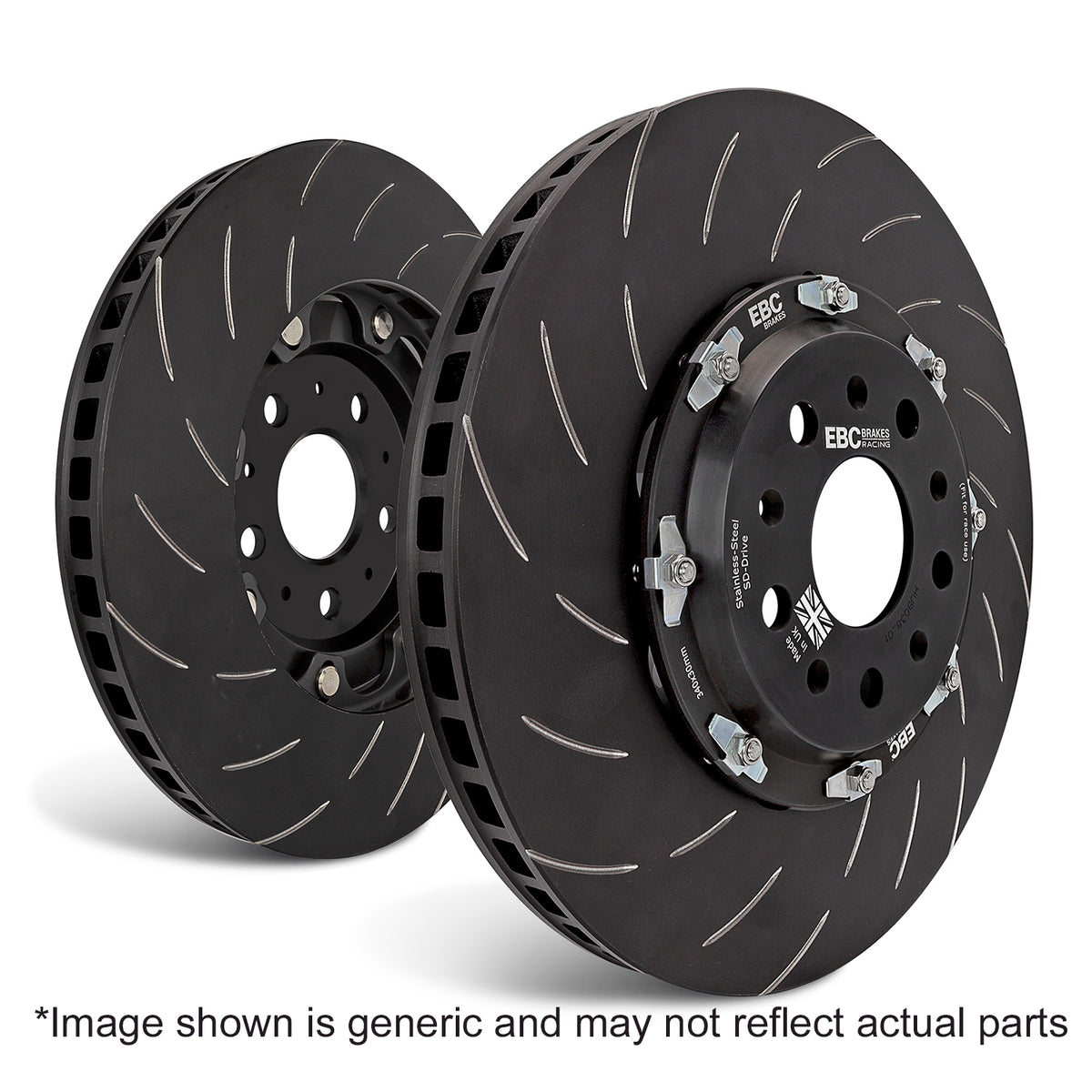 EBC Swept Groove remschijven vooras BMW M3 F80 en M4 F8x