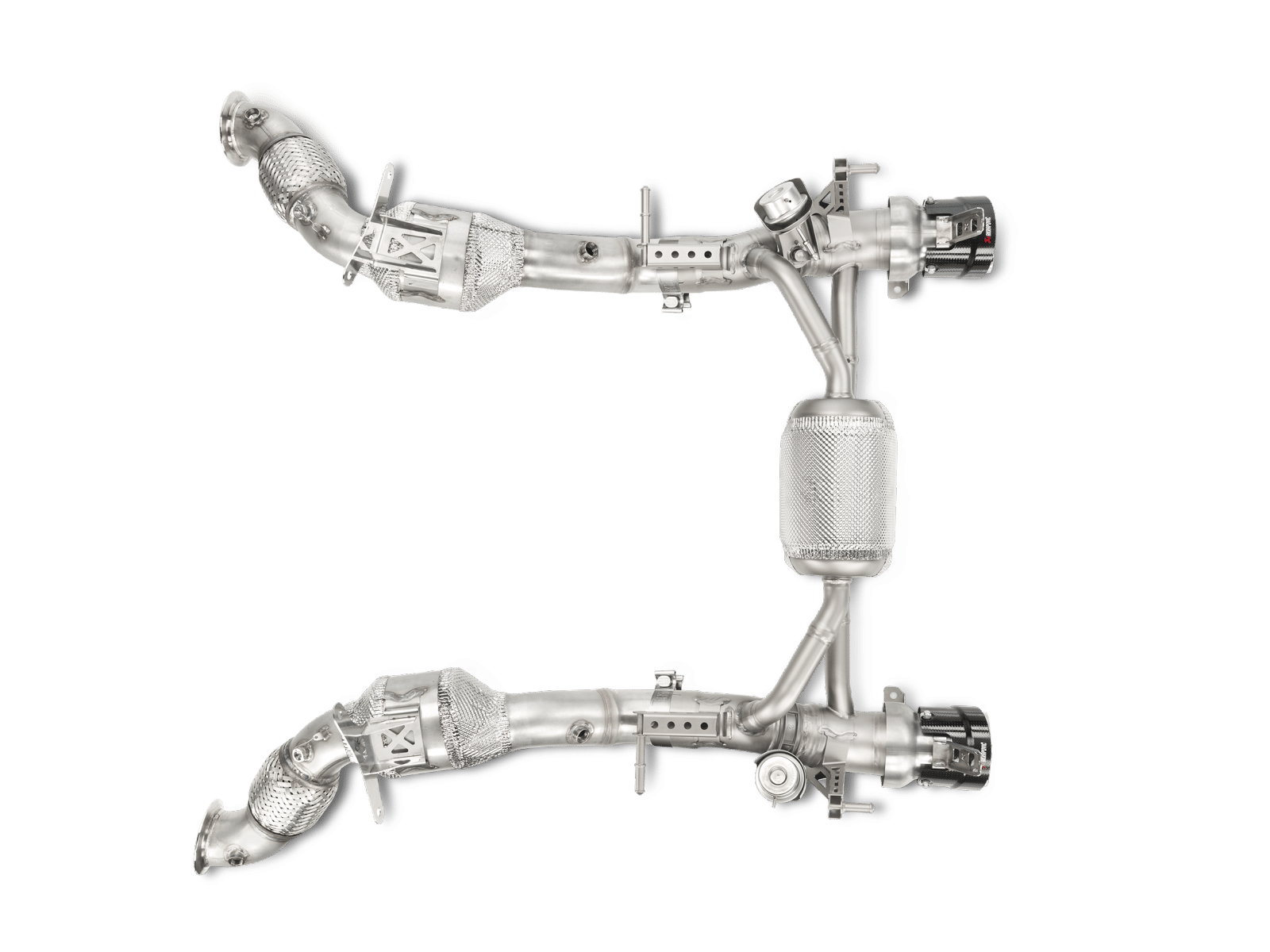 Akrapovic Link Pipe set Decat Ferrari 488 Gtb Spider 2