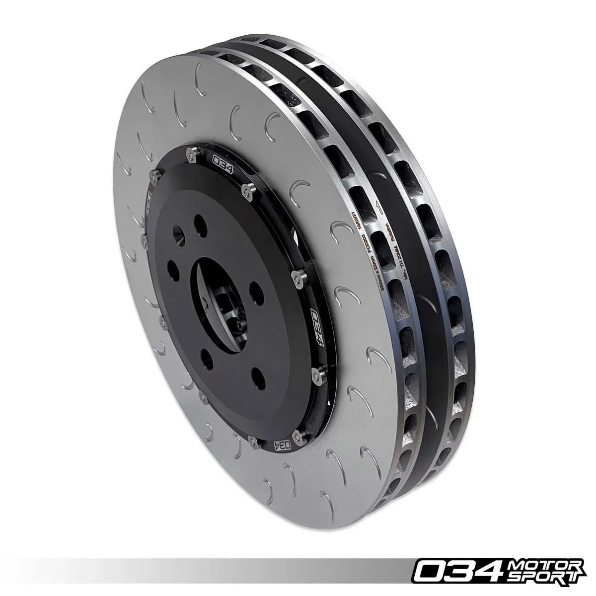 034 Motorsport 2-piece floating rear brake rotor AUDI B9 03