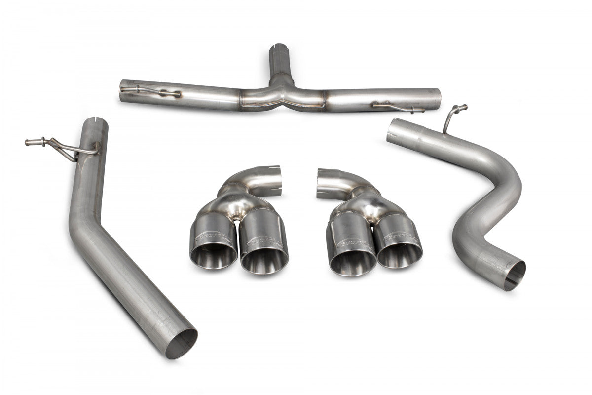 Scorpion Cat back Systeem Audi TT MK2 2.0 TDI Quattro 2