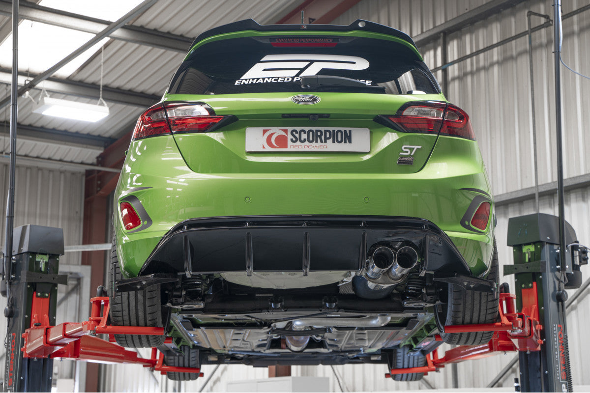 Sistema de respaldo Scorpion GPF sin válvula Ford MK8.5 Fiesta ST 04