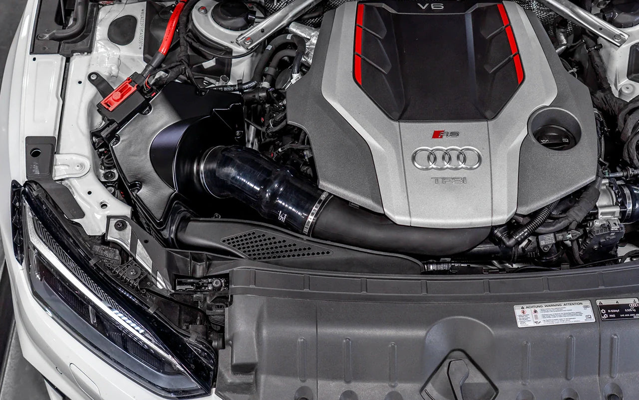 Zestaw dolotu turbosprężarki serii HF + przewód dolotowy Audi RS4 B9 RS5 F5 2.9 TFSI 5