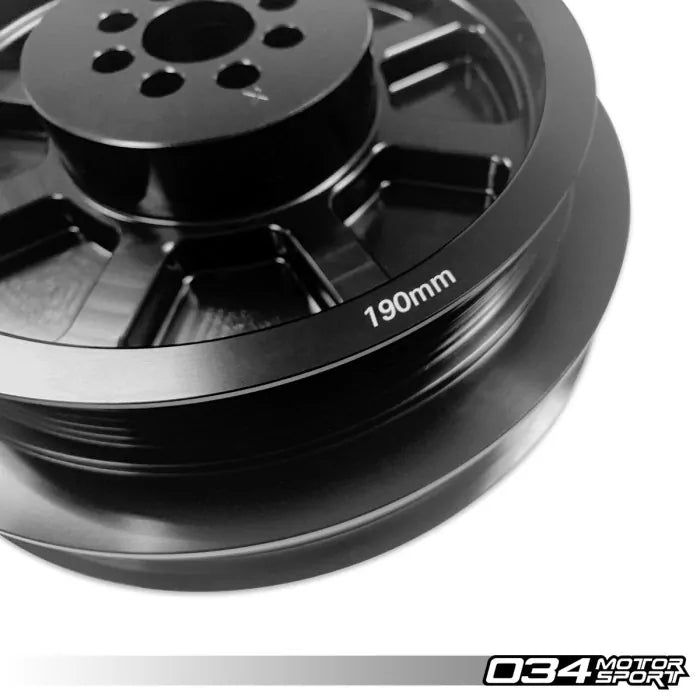 Actualización de la polea del supercargador 034 Motorsport 3.0TFSI Audi B8 03