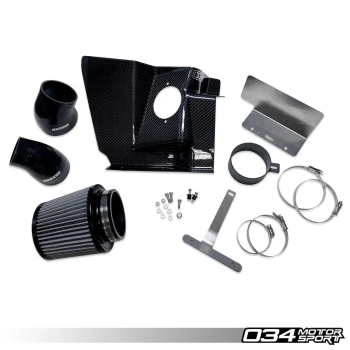034 Wlot powietrza z włókna węglowego do sportów motorowych Audi A4 A5 Allroad 04