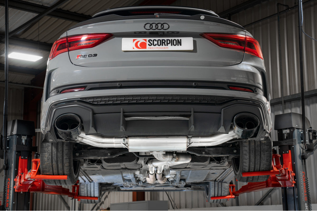 Scorpion Catback GPF Achterkant Audi RSQ3 F3 Sportback 03