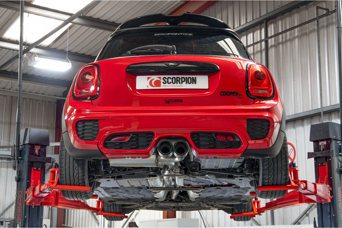Scorpion Nicht-Resonator-Cat-Back-System Mini Cooper S F56 4