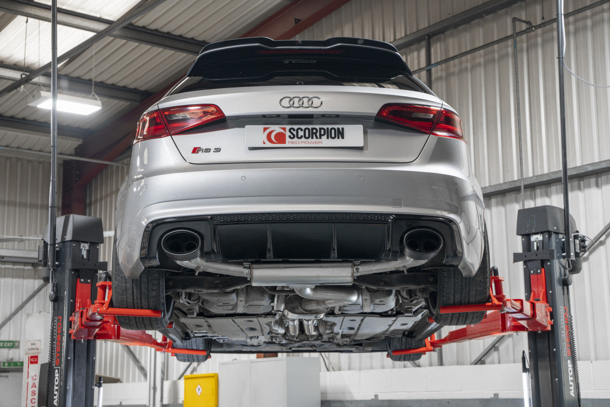 Układ wydechowy Cat Back firmy Scorpion Audi RS3 8V Sportback 15 17 PFL 03
