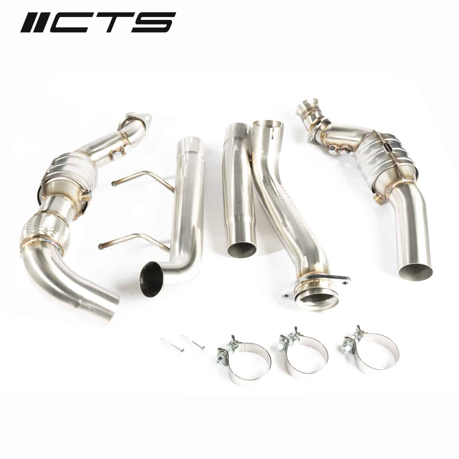 CTS Turbo Downpipes Cat Ford Raptor 3.5T Ecoboost 2