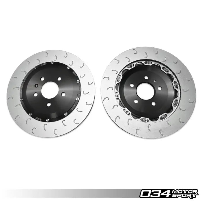 2 piece floating rear brake rotor upgrade kit for audi c7 s6 s7 034 301 2013 2