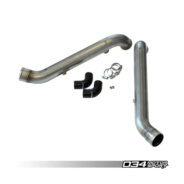 034 Motorsport High Flow RVS Bipipe Set Audi B5 S4, C5 A6 01