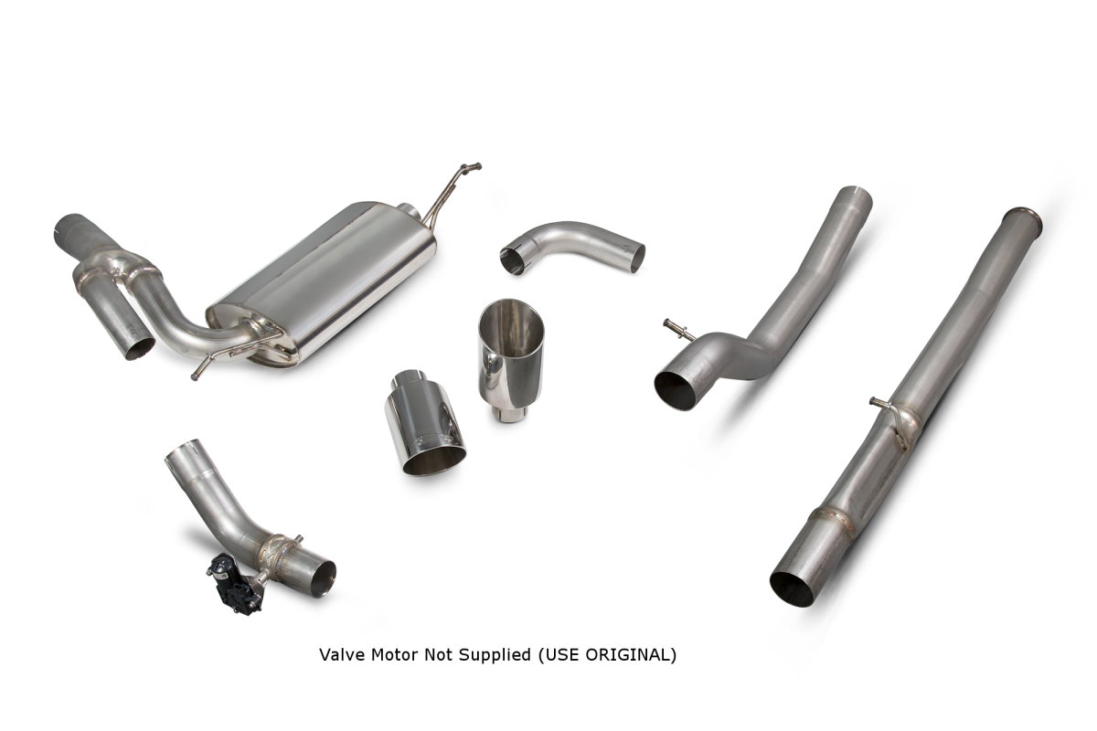 Elektroniczny zawór układu wydechowego Scorpion Cat Back Ford Focus RS 04