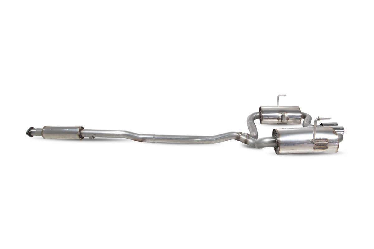 Scorpion Resonated cat back systeem Mini Cooper S R53 4