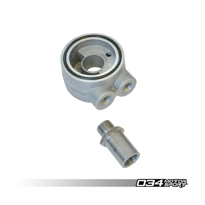 034 Motorsport Thermostatic Sandwich Oil Filter Adapter Audi 01