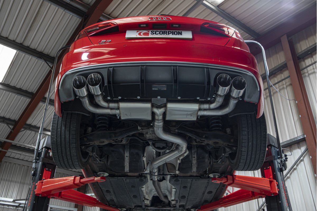 Audi S3 8V 3 puertas y Sportback 4 puertas Scorpion Catback