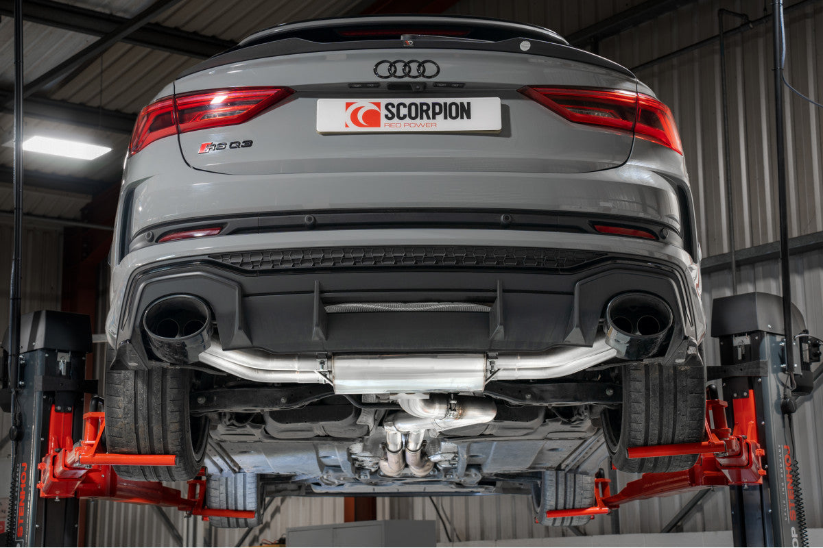 Sistema de escape traseiro Scorpion GPF para Audi RSQ3 4