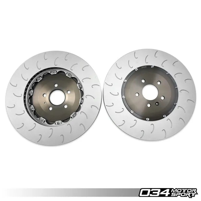 2 Piece Floating Front Brake Rotor Upgrade Kit for Audi C7 S6 S7 2