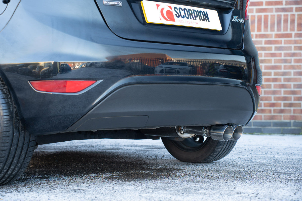 System Cat Back firmy Scorpion, Ford MK7 Fiesta 05, bez rezonansu