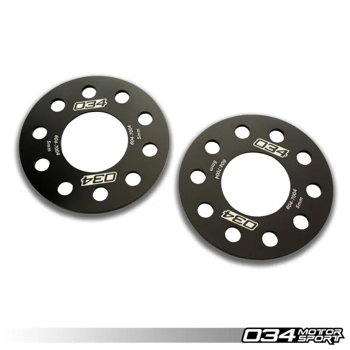 Entretoise de roue 034 Motorsport 5 mm Audi &amp; BMW 5 x 112 mm 01