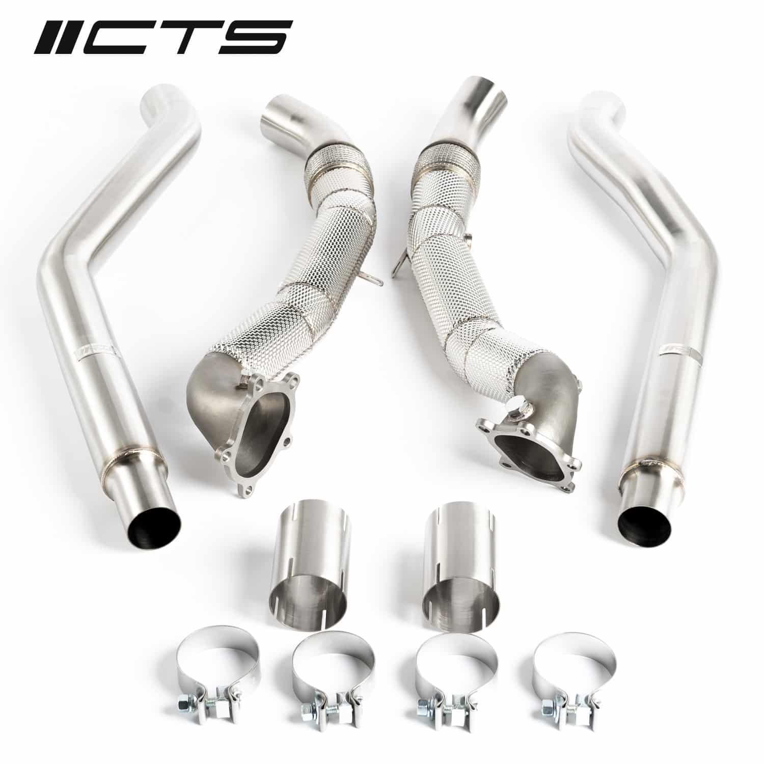 cts turbo cat downpipe audi s6 rs7 c7 4 0t 6