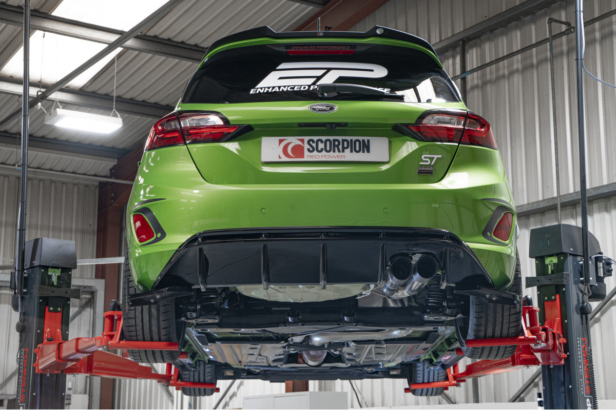 Sistema traseiro Scorpion Predator GPF para Ford MK8.5 Fiesta ST 04