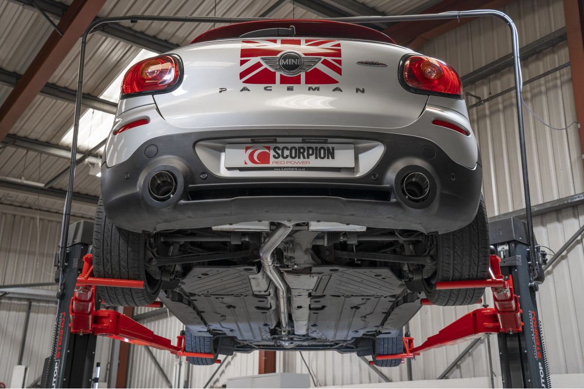 Scorpion Nicht-resonanter Cat-Back-Auspuff Mini Countryman R60 R61 5