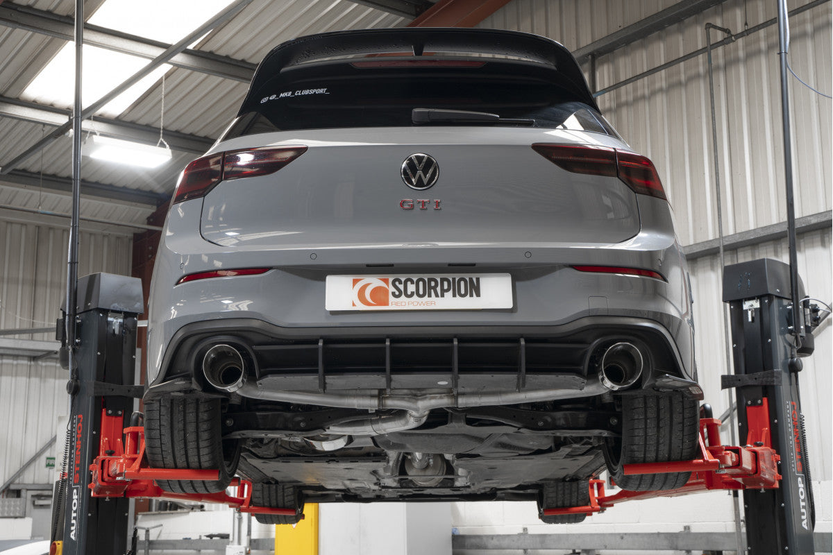 Skorpion Nierezonansowy układ GPF tylny VW MK8 Golf 04