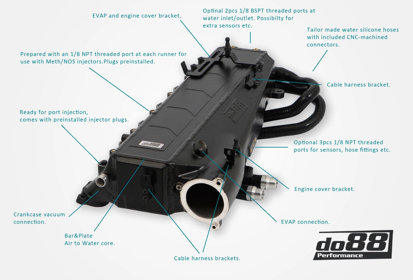 do88 charge cooler spruitstuk bmw m240i m440i z4 g2x b58 2 4