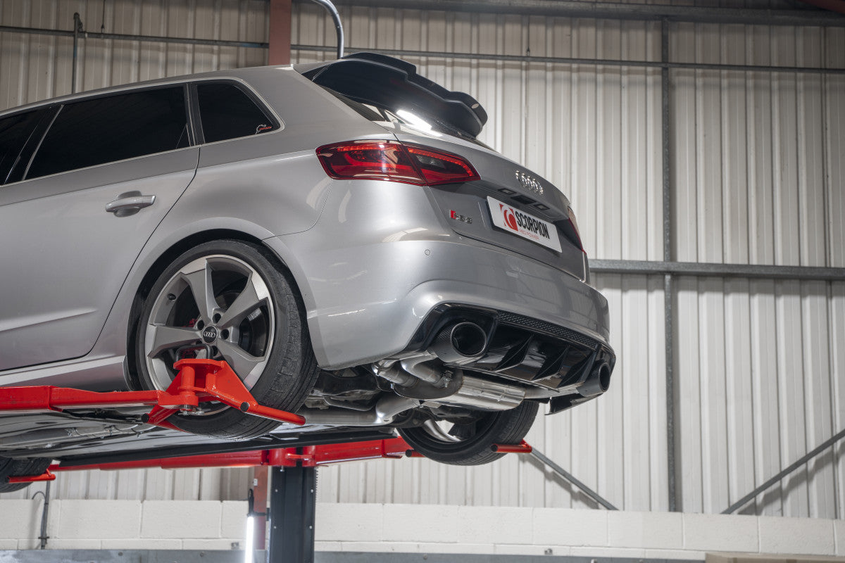 Układ wydechowy Cat Back firmy Scorpion Audi RS3 8V Sportback 15 17 PFL 05