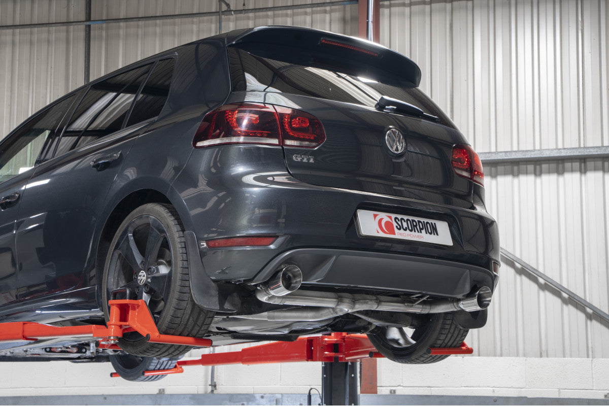 Układ wydechowy Scorpion Resonated Predator VW MK6 Golf 06