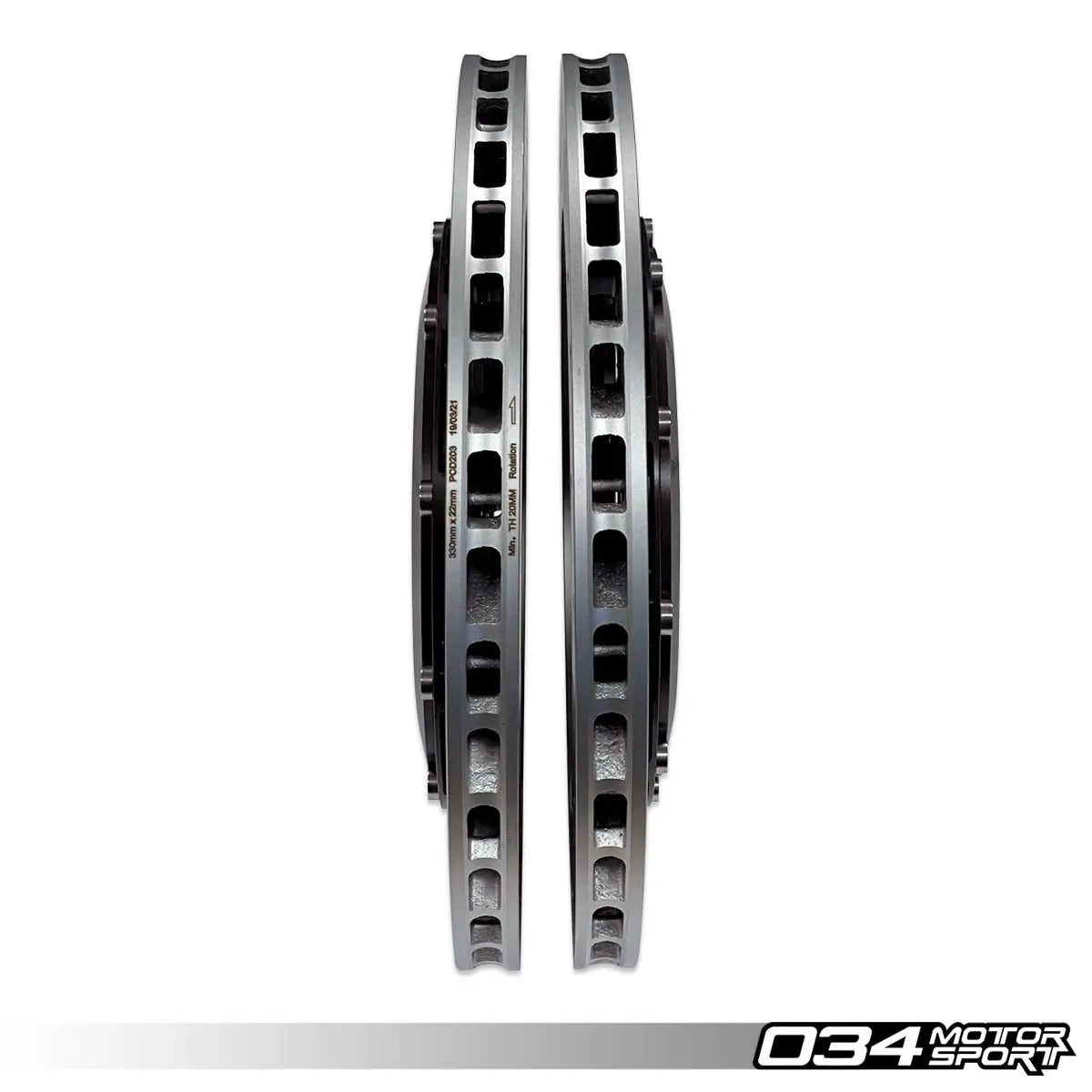 034 Motorsport 2 delige zwevende achterremrotor AUDI B9 02