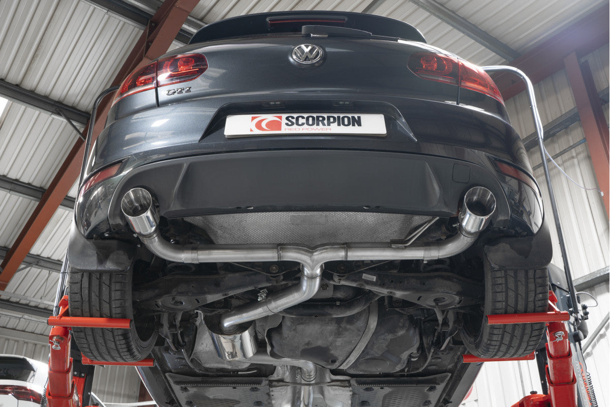 Układ wydechowy Scorpion Resonated Predator VW MK6 Golf 05