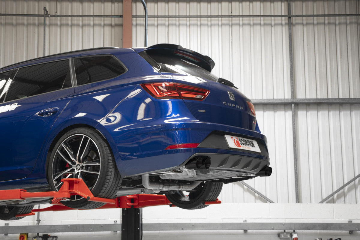 Scorpion Resoneerde GPF Back Systeem Leon Cupra ST 300 06