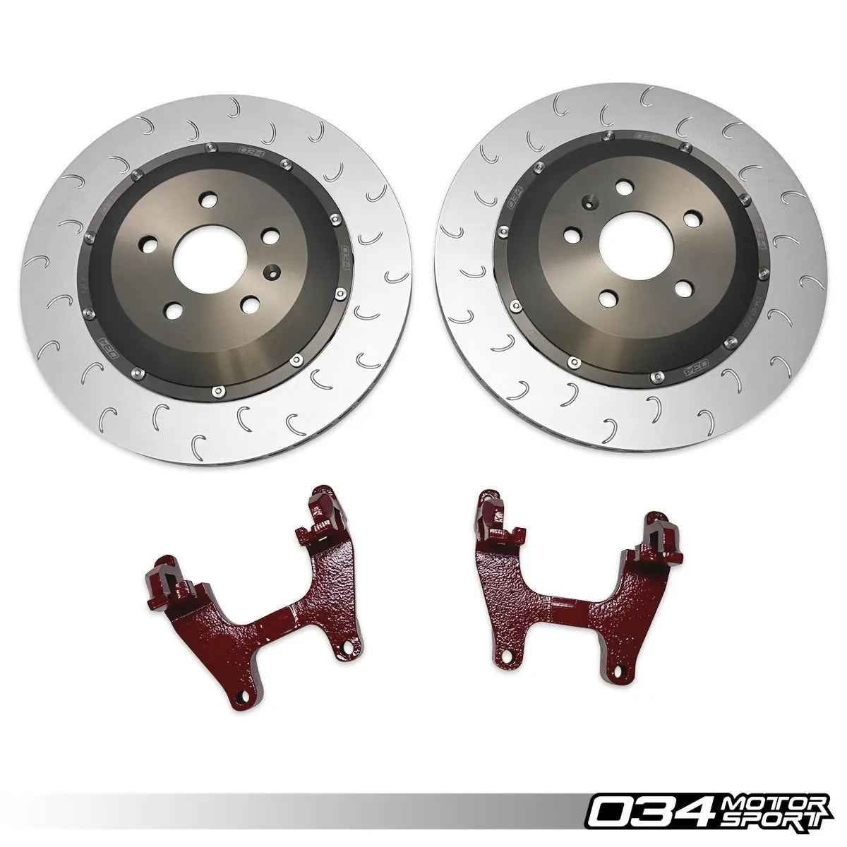034 Motorsport 2 pezzi 355mm freno posteriore Upgrade AUDI S3 2