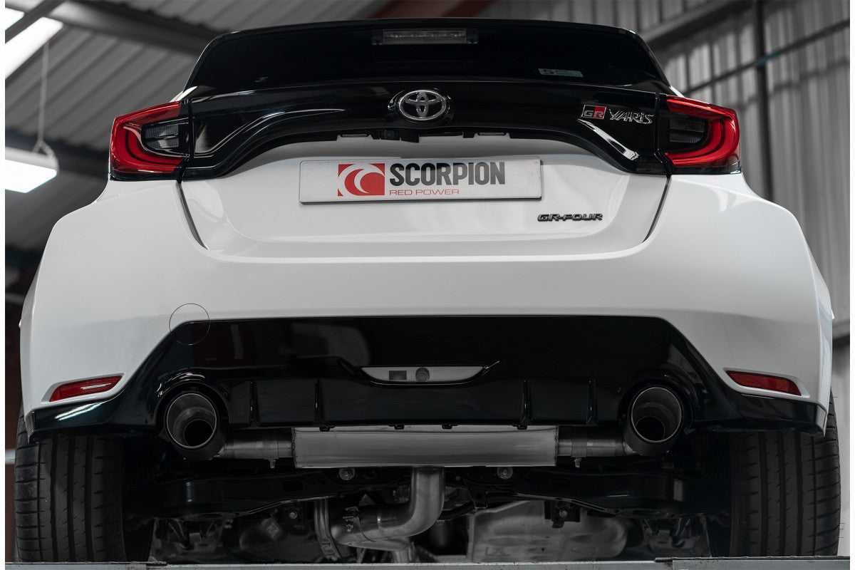 Scorpion GPF achteruitlaat Yaris GR 05