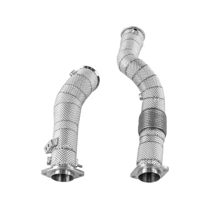 Alpha Competition Downpipes Decat with Heat Shield M3 G80 2