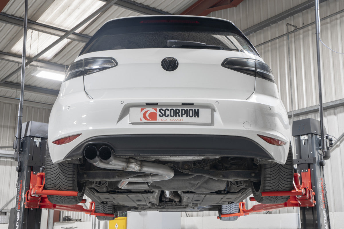 Układ wydechowy Cat Back firmy Scorpion Volkswagen MK7 GTD 03
