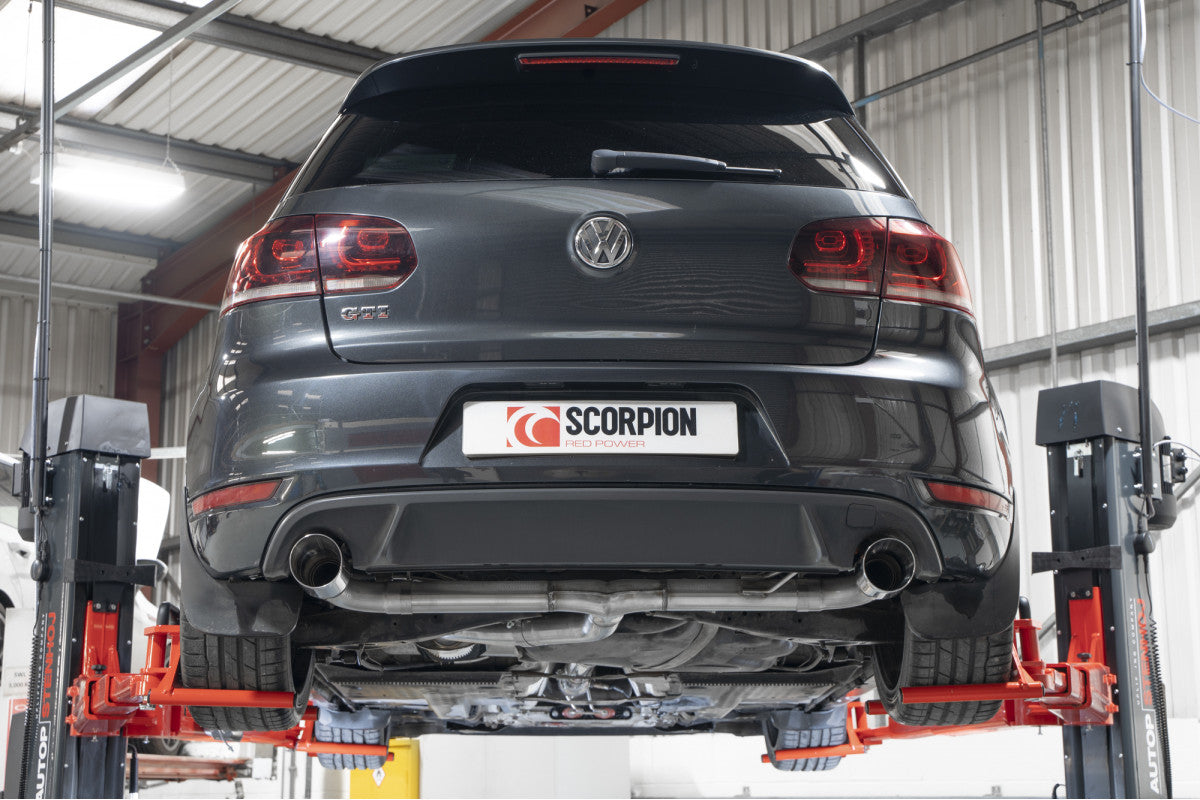 Układ wydechowy Scorpion Resonated Predator VW MK6 Golf 04
