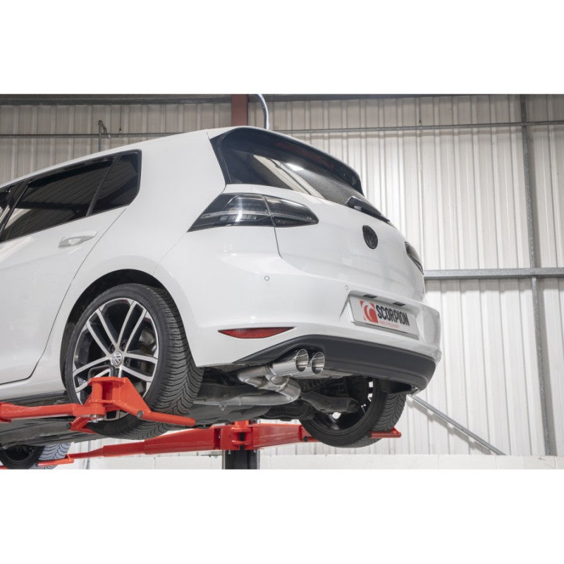 Sistema de escape Scorpion para VW Golf MK7 GTD 2.0 TDi 185PS 04