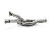 Akrapovič Downpipe Link Pipe set SS Nissan Gt r