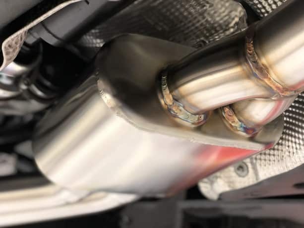 CTS Turbo Sports Exhaust Audi A4 B9 2.0 TFSI 3