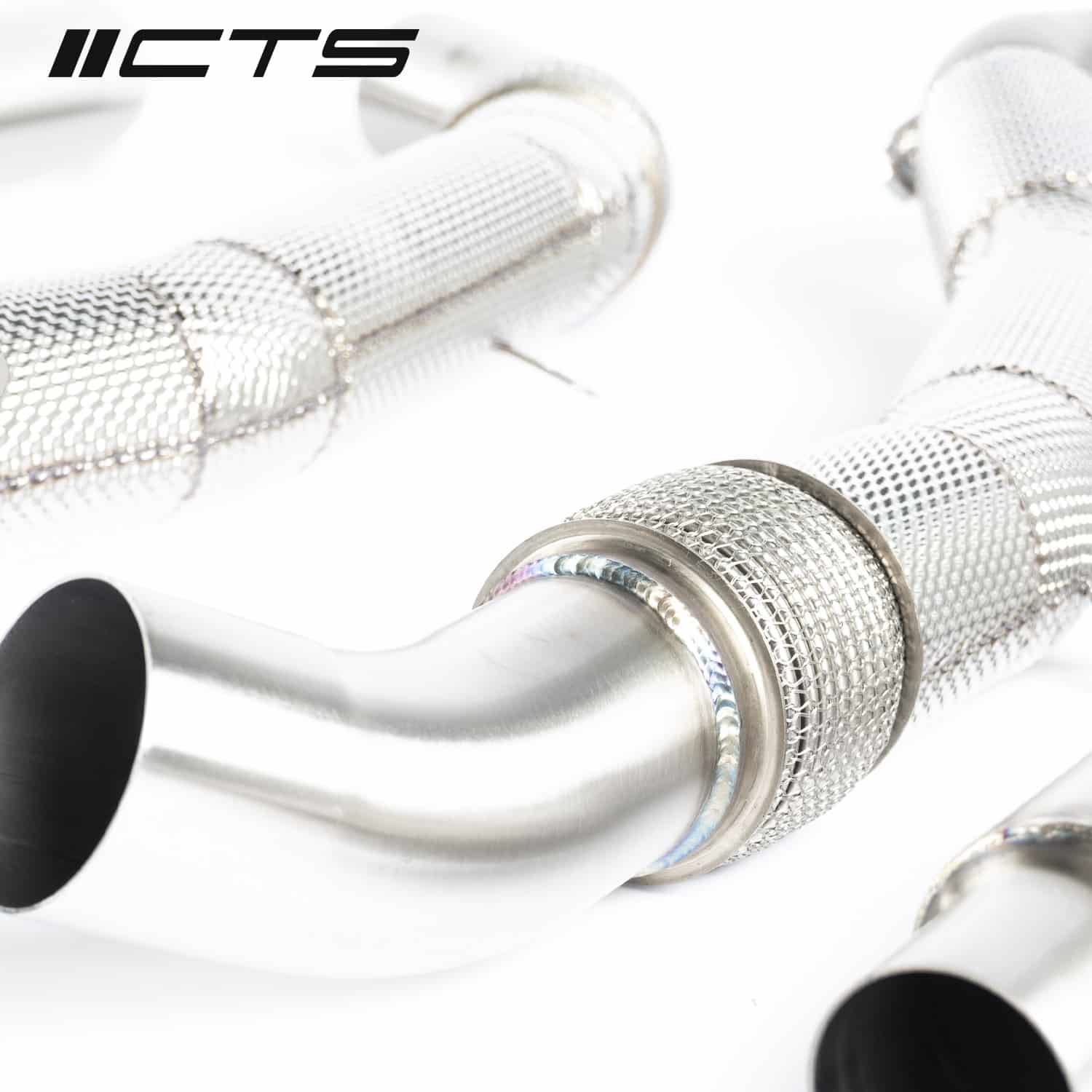 cts turbo cat downpipe audi s6 rs7 c7 4 0t 8