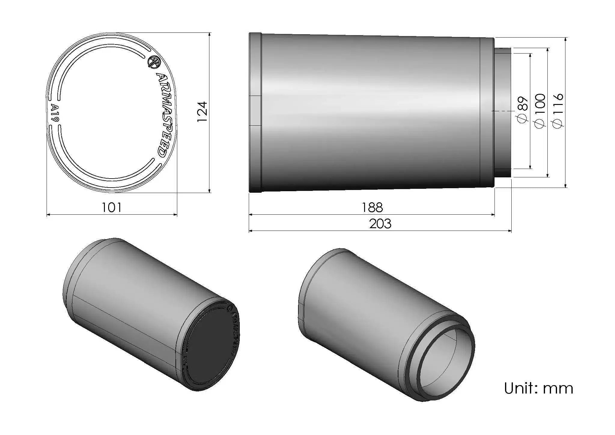 Filtro de aire Armaspeed Mercedes W177 A250 A35 1