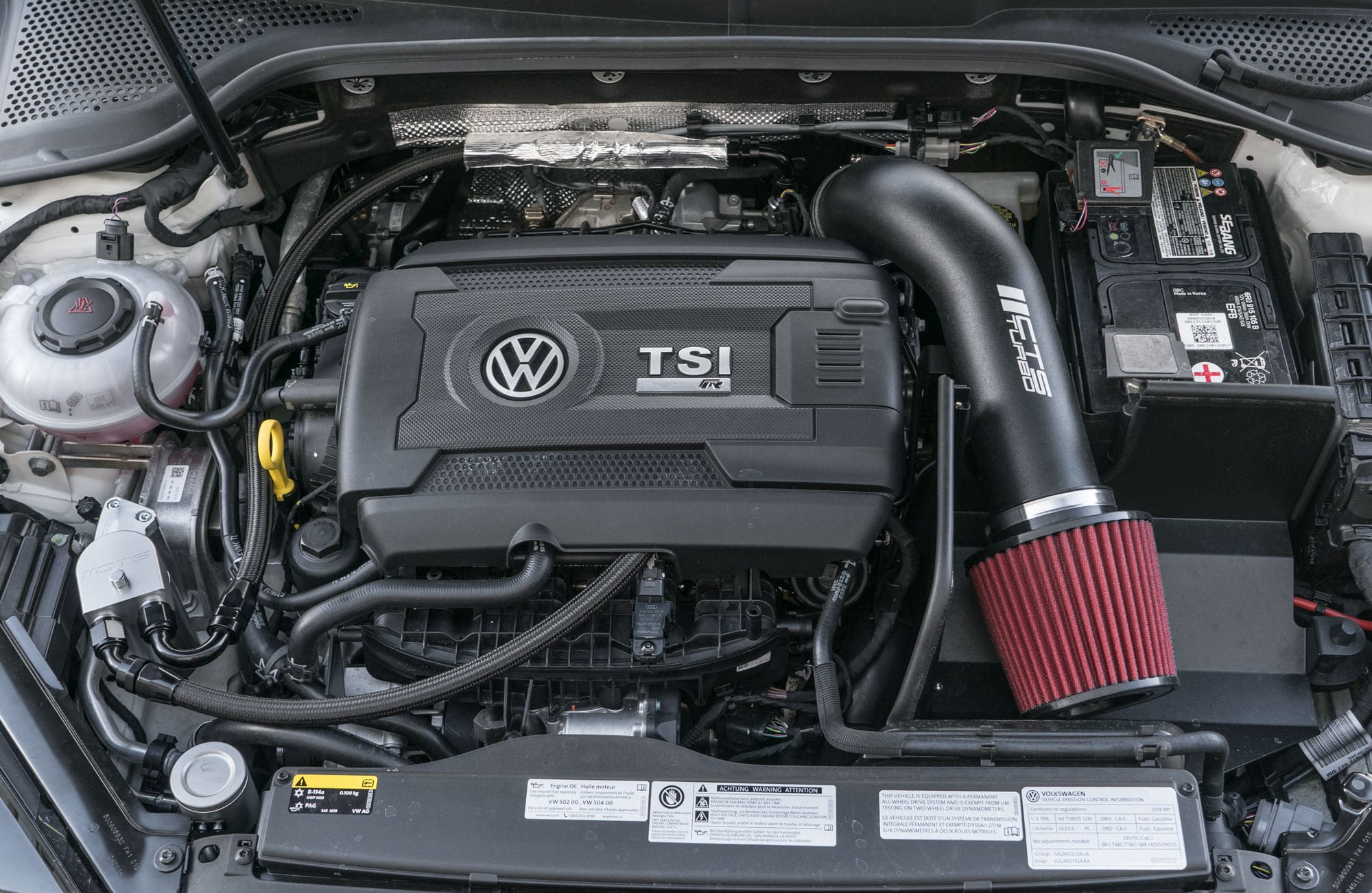 CTS Turbo Olie Opvangbak Kit VW Golf 7R 8R, Audi S3 8V 7
