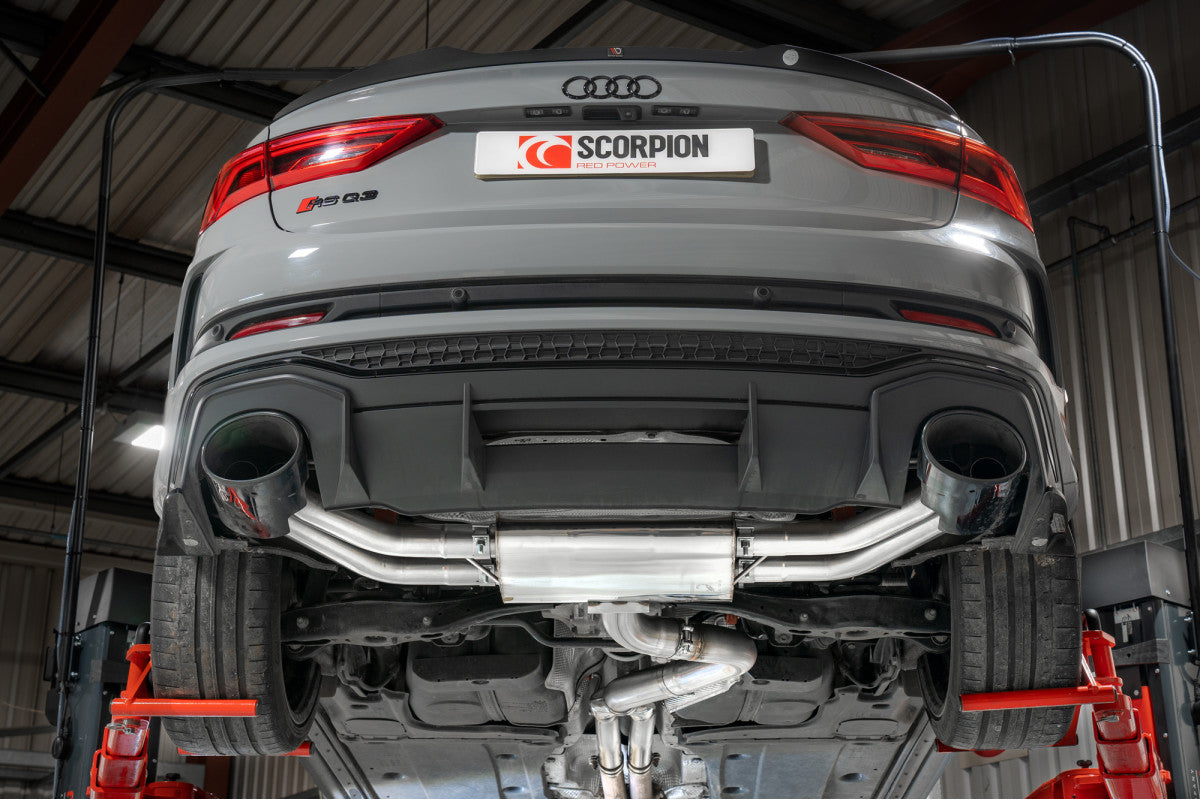 Sistema de escape traseiro Scorpion GPF para Audi RSQ3 5