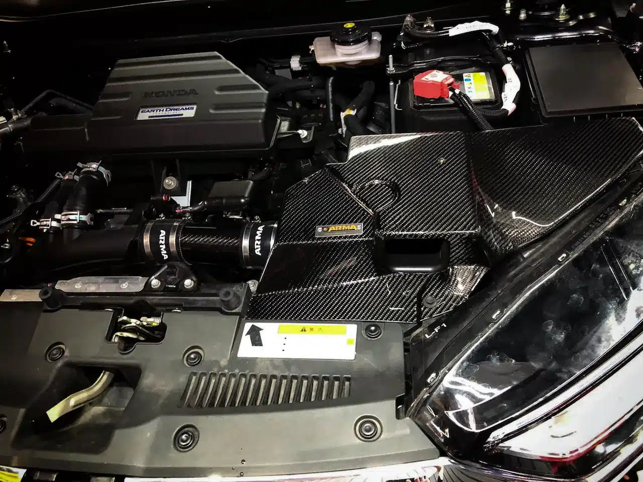 Armaspeed - Wlot powietrza + osłona + OEM - Honda CR-V MKV 1.5