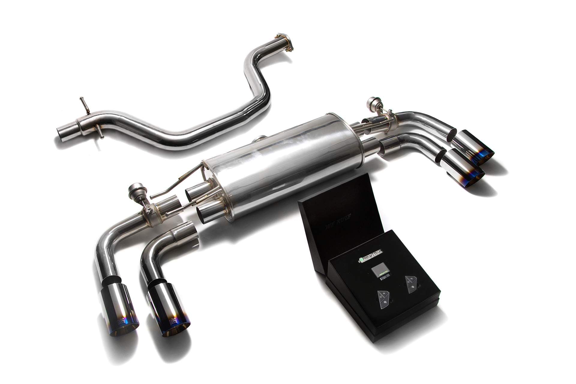 Scarico Catback Armytrix per Audi TT 8J 2.0 TFSI 2WD-1