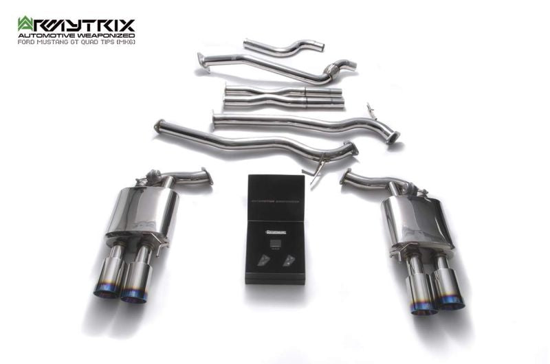Scarico Catback Armytrix per Ford Mustang S550 GT 5.0 V8-2