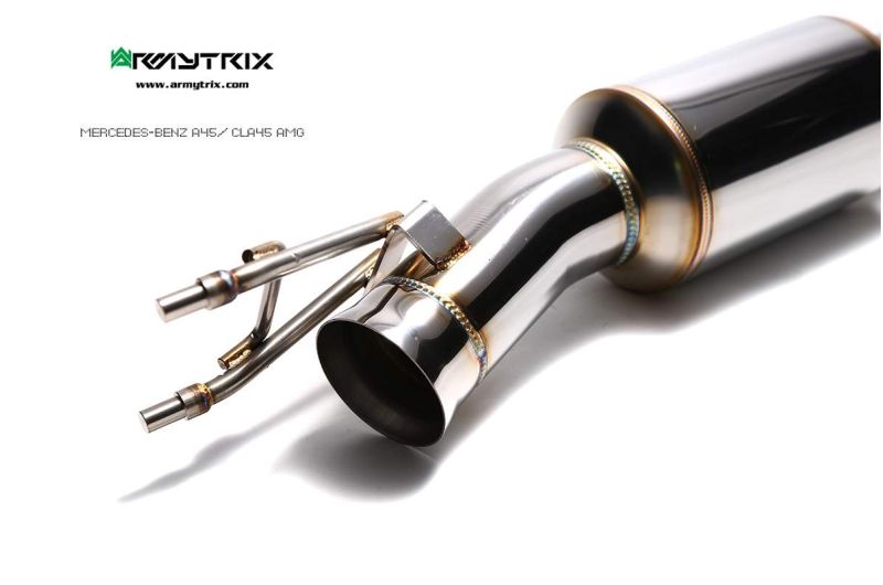 Scarico Catback Armytrix per Mercedes CLA 45 AMG C117-4